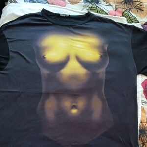 Black and Yellow Graphic T-Shirt
